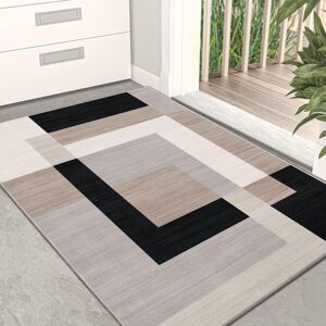 ASPIRE HOMEWARE (60x110 cm, MILO NEUTRAL) Non-Slip Area Rugs Printed Geometric Carpets Hallway R ASPIRE HOMEWARE (60x110 cm, MILO NEUTRAL) Non-Slip Area Rugs Printed Geometric Carpets Hallway R