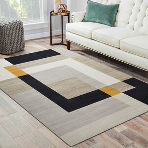 ASPIRE HOMEWARE (160x230 cm- Area Rug/Carpet, MILO) Non-Slip Area Rugs Printed Geometric Carpets ASPIRE HOMEWARE (160x230 cm- Area Rug/Carpet, MILO) Non-Slip Area Rugs Printed Geometric Carpets