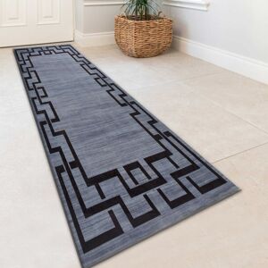 ASPIRE HOMEWARE (60x220 cm- Runner Rug/Carpet, NICO) Non-Slip Area Rugs Printed Geometric Carpet ASPIRE HOMEWARE (60x220 cm- Runner Rug/Carpet, NICO) Non-Slip Area Rugs Printed Geometric Carpet