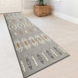 ASPIRE HOMEWARE (60x220 cm- Runner Rug/Carpet, NOVA) Non-Slip Area Rugs Printed Geometric Carpet ASPIRE HOMEWARE (60x220 cm- Runner Rug/Carpet, NOVA) Non-Slip Area Rugs Printed Geometric Carpet