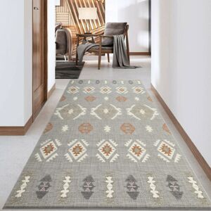 ASPIRE HOMEWARE (80x300 cm- Large Runner Rug/Carpet, NOVA) Non-Slip Area Rugs Printed Geometric ASPIRE HOMEWARE (80x300 cm- Large Runner Rug/Carpet, NOVA) Non-Slip Area Rugs Printed Geometric