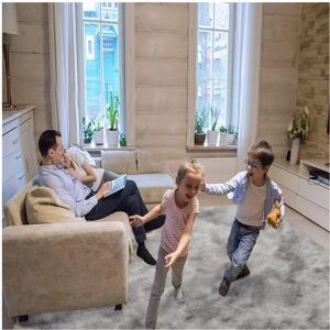 Oxford Homeware (120cm x 170cm (4ft x 5ft 8")., Silver Tye Dye) Non Slip Rug Area Rug Living Ro Oxford Homeware (120cm x 170cm (4ft x 5ft 8")., Silver Tye Dye) Non Slip Rug Area Rug Living Ro