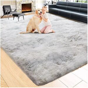 ASPIRE HOMEWARE (LIGHT GREY- TYE DYE, 120X170 CM) Extra Large Rugs Fluffy Shaggy Living Room Rug ASPIRE HOMEWARE (LIGHT GREY- TYE DYE, 120X170 CM) Extra Large Rugs Fluffy Shaggy Living Room Rug