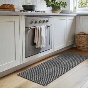 Nicoman (60cm x 200cm) Non Slip Striped Needlefelt Kitchen Runner Mat Nicoman (60cm x 200cm) Non Slip Striped Needlefelt Kitchen Runner Mat