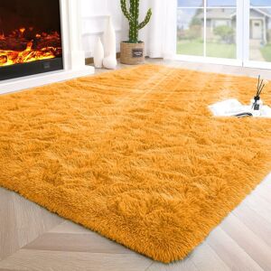 Yorkshire Bedding (Yellow Ochre, 120cm x 170cm (4ft x 5ft 6")) Shaggy Thick Large Rugs Living Room Yorkshire Bedding (Yellow Ochre, 120cm x 170cm (4ft x 5ft 6")) Shaggy Thick Large Rugs Living Room