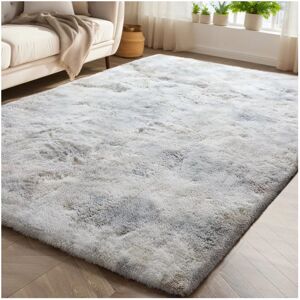 ASPIRE HOMEWARE (120X170, SILVER-GREY) Large Rugs Fluffy Shaggy Runner Floor Mats Carpets ASPIRE HOMEWARE (120X170, SILVER-GREY) Large Rugs Fluffy Shaggy Runner Floor Mats Carpets