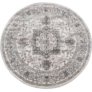 vidaXL ARBIZU Vintage Round Indoor Outdoor Rug - 120 cm vidaXL ARBIZU Vintage Round Indoor Outdoor Rug - 120 cm