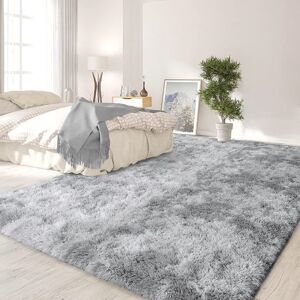 SUPREME BEDDING LTD (120cm x 170cm (4ft x 5ft 8")- Area Rug) Non Slip Rugs Fluffy Shaggy Silver Rug SUPREME BEDDING LTD (120cm x 170cm (4ft x 5ft 8")- Area Rug) Non Slip Rugs Fluffy Shaggy Silver Rug