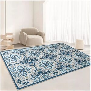 Imperial Rooms (200 x 290 cm (6 ft 5 in x 9 ft 5in)- Extra Large Area Rug) Blue Rugs Non Slip T Imperial Rooms (200 x 290 cm (6 ft 5 in x 9 ft 5in)- Extra Large Area Rug) Blue Rugs Non Slip T