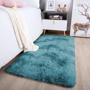 Oxford Homeware (60 cm x 220 cm (2ft x 7ft 7")_Runner Rug, Tye Dye Teal) Non Slip Shaggy Large R Oxford Homeware (60 cm x 220 cm (2ft x 7ft 7")_Runner Rug, Tye Dye Teal) Non Slip Shaggy Large R