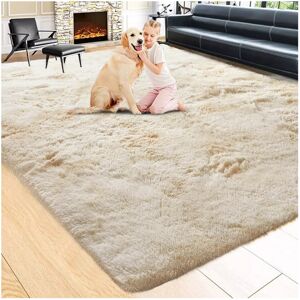 ASPIRE HOMEWARE (CREAM- TYE DYE, 160X230 CM) Extra Large Rugs Fluffy Shaggy Living Room Rug ASPIRE HOMEWARE (CREAM- TYE DYE, 160X230 CM) Extra Large Rugs Fluffy Shaggy Living Room Rug