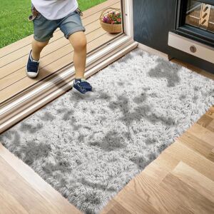 Moonlight Bedding Limited (60cm x 110cm (2ft x 3ft 7")-Door Mats, Tye Dye Light Grey) Non Slip Rugs Shaggy Moonlight Bedding Limited (60cm x 110cm (2ft x 3ft 7")-Door Mats, Tye Dye Light Grey) Non Slip Rugs Shaggy