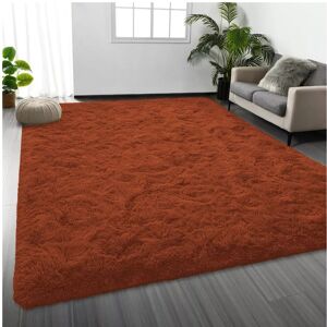 Moonlight Bedding Limited (120 x 170 cm (4 ft x 5 ft 6"), Rust Orange) Non Slip Rugs Shaggy Thick Large Li Moonlight Bedding Limited (120 x 170 cm (4 ft x 5 ft 6"), Rust Orange) Non Slip Rugs Shaggy Thick Large Li