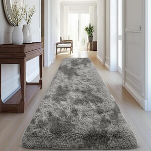 Moonlight Bedding Limited (80 X 300 cm (2ft 6in x 10 ft)_Long Runner, Tye Dye Light Grey) Non Slip Rugs Sh Moonlight Bedding Limited (80 X 300 cm (2ft 6in x 10 ft)_Long Runner, Tye Dye Light Grey) Non Slip Rugs Sh