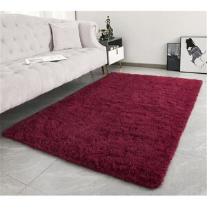 yao96266 Living Room Rug Shaggy Bedroom Carpets 80x120cm Soft Floor Mat Washable Claret yao96266 Living Room Rug Shaggy Bedroom Carpets 80x120cm Soft Floor Mat Washable Claret