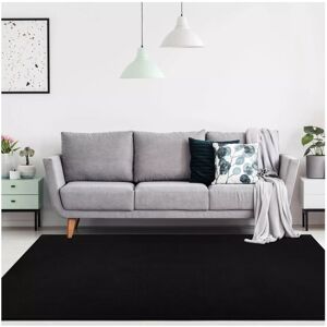 Imperial Rooms (80 cm x 150 cm (2ft 8" x 5ft)- Runner Floor Rug Carpet, Black) Modern Fluffy Ru Imperial Rooms (80 cm x 150 cm (2ft 8" x 5ft)- Runner Floor Rug Carpet, Black) Modern Fluffy Ru