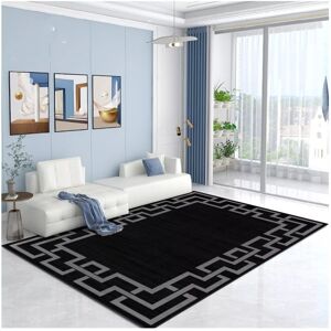Imperial Rooms (60 x 220 cm (2 ft x 7 ft 2 in)_Runner Rug Floor Carpet, Nico Black) Extra Large Imperial Rooms (60 x 220 cm (2 ft x 7 ft 2 in)_Runner Rug Floor Carpet, Nico Black) Extra Large
