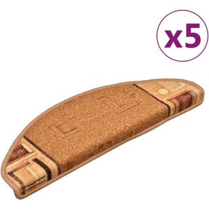 (beige, 5 pcs) vidaXL Self-adhesive Stair Mats Carpet Stair Treads Stair Step Pr (beige, 5 pcs) vidaXL Self-adhesive Stair Mats Carpet Stair Treads Stair Step Pr