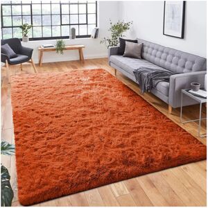 Imperial Rooms (60cm x 110cm (2ft x 3ft 7"), Rust/Orange Shaggy Rugs) Fluffy Rug Non-Slip Shagg Imperial Rooms (60cm x 110cm (2ft x 3ft 7"), Rust/Orange Shaggy Rugs) Fluffy Rug Non-Slip Shagg