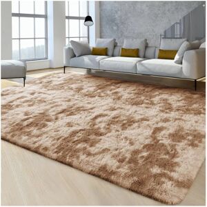 Imperial Rooms (50cm x 80 cm (1 ft 6 in x 2 ft 6 in), Tie-Dye Beige Shaggy Rugs) Fluffy Rug Non Imperial Rooms (50cm x 80 cm (1 ft 6 in x 2 ft 6 in), Tie-Dye Beige Shaggy Rugs) Fluffy Rug Non