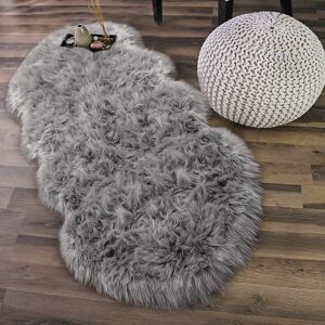 Unbranded (Grey, China) Noahas Plush Soft Sheepskin Bedroom Carpet 80x160cm Faux Sheepskin Unbranded (Grey, China) Noahas Plush Soft Sheepskin Bedroom Carpet 80x160cm Faux Sheepskin