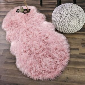 Unbranded (Pink, China) Noahas Plush Soft Sheepskin Bedroom Carpet 80x160cm Faux Sheepskin Unbranded (Pink, China) Noahas Plush Soft Sheepskin Bedroom Carpet 80x160cm Faux Sheepskin