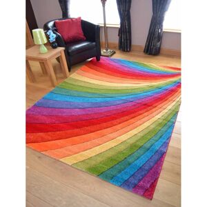 SRS Rugs (120cm x 170cm) Living Room Candy Rainbow Rug Large Small Runner SRS Rugs (120cm x 170cm) Living Room Candy Rainbow Rug Large Small Runner