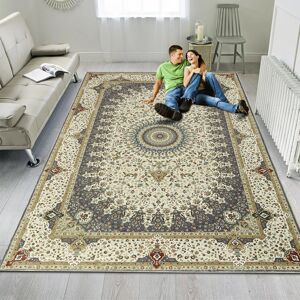 Imperial Rooms (160 x 230 cm- Large Rug For Living Room Bedroom/Traditional Carpet, WILLOW GREY Imperial Rooms (160 x 230 cm- Large Rug For Living Room Bedroom/Traditional Carpet, WILLOW GREY