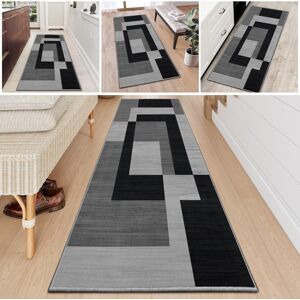 SUPREME BEDDING LTD (80cm x 300 cm (2 ft 6" x 10 ft)- Extra Large Runner Rug Carpet) Large Black Rug SUPREME BEDDING LTD (80cm x 300 cm (2 ft 6" x 10 ft)- Extra Large Runner Rug Carpet) Large Black Rug