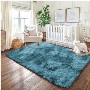 Moonlight Bedding Limited (Tye Dye Teal, 120 x 170 cm (4ft x 5ft 6in)) Extra Large Nonslip Rugs Shaggy Flu Moonlight Bedding Limited (Tye Dye Teal, 120 x 170 cm (4ft x 5ft 6in)) Extra Large Nonslip Rugs Shaggy Flu