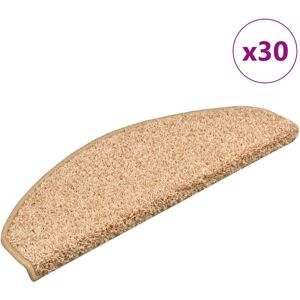 vidaXL Stair Mats Gold 30 pcs - Stair Step Rug vidaXL Stair Mats Gold 30 pcs - Stair Step Rug