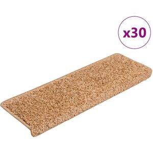 (beige, 65 x 21 x 4 cm/ 30 pcs) vidaXL Carpet Stair Treads Decorative Stair Step (beige, 65 x 21 x 4 cm/ 30 pcs) vidaXL Carpet Stair Treads Decorative Stair Step