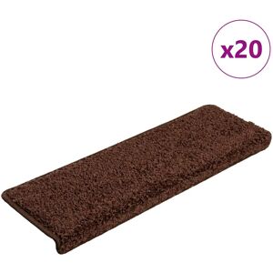(brown, 65 x 21 x 4 cm/ 20 pcs) vidaXL Carpet Stair Treads Decorative Stair Step (brown, 65 x 21 x 4 cm/ 20 pcs) vidaXL Carpet Stair Treads Decorative Stair Step