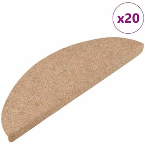 (beige, 56 x 17 x 3 cm/ 20 pcs) vidaXL Self-adhesive Stair Mats Carpet Stair Tre (beige, 56 x 17 x 3 cm/ 20 pcs) vidaXL Self-adhesive Stair Mats Carpet Stair Tre