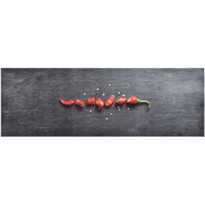 vidaXL Kitchen Carpet Washable Pepper Hallway Rug Door Mat Non Slip Runner vidaXL Kitchen Carpet Washable Pepper Hallway Rug Door Mat Non Slip Runner
