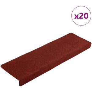 (bordeaux red, 20 pcs) vidaXL Stair Mats Carpet Stair Treads Decor Stair Step Pr (bordeaux red, 20 pcs) vidaXL Stair Mats Carpet Stair Treads Decor Stair Step Pr