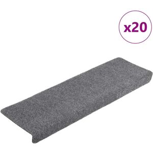 (light grey, 20 pcs) vidaXL Stair Mats Carpet Stair Treads Decor Stair Step Prot (light grey, 20 pcs) vidaXL Stair Mats Carpet Stair Treads Decor Stair Step Prot
