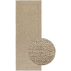vidaXL Rug ZIZUR Beige - Polypropylene Indoor Outdoor 80x200cm vidaXL Rug ZIZUR Beige - Polypropylene Indoor Outdoor 80x200cm