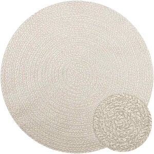 vidaXL Zizur Jute-Style Indoor Outdoor Rug - Round 160cm vidaXL Zizur Jute-Style Indoor Outdoor Rug - Round 160cm