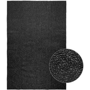 vidaXL Rug ZIZUR Anthracite - Jute-Optic Indoor/Outdoor Rug vidaXL Rug ZIZUR Anthracite - Jute-Optic Indoor/Outdoor Rug