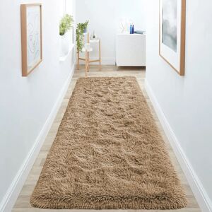 Imperial Rooms (80cm x 300cm (2 ft 6 in x 10 ft)- Extra Large Runner Rug, Beige) Anti Slip Shag Imperial Rooms (80cm x 300cm (2 ft 6 in x 10 ft)- Extra Large Runner Rug, Beige) Anti Slip Shag