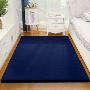 Moonlight Bedding Limited (120 x 170 cm (4ft x 5ft 6"), Navy) Shaggy Non Slip Rugs Large Living Room Rug B Moonlight Bedding Limited (120 x 170 cm (4ft x 5ft 6"), Navy) Shaggy Non Slip Rugs Large Living Room Rug B