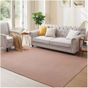 ASPIRE HOMEWARE (200 cm x 290 cm (6ft 8" x 9ft 7"), Mink/Beige) Modern Soft Shaggy Rugs Livingro ASPIRE HOMEWARE (200 cm x 290 cm (6ft 8" x 9ft 7"), Mink/Beige) Modern Soft Shaggy Rugs Livingro