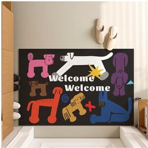 Unbranded (E-5, 40X60cm 15.7X23.6in) Home floor mat silk ring non-slip and dirt-resistant, Unbranded (E-5, 40X60cm 15.7X23.6in) Home floor mat silk ring non-slip and dirt-resistant,