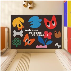 Unbranded (G-7, 60X90cm 23.6X35.4in) Home floor mat silk ring non-slip and dirt-resistant, Unbranded (G-7, 60X90cm 23.6X35.4in) Home floor mat silk ring non-slip and dirt-resistant,