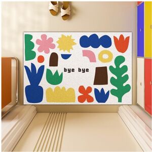 Unbranded (H-8, 60X90cm 23.6X35.4in) Home floor mat silk ring non-slip and dirt-resistant, Unbranded (H-8, 60X90cm 23.6X35.4in) Home floor mat silk ring non-slip and dirt-resistant,