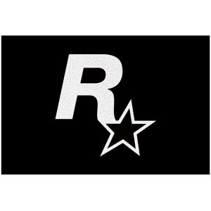 Unbranded (R black, 80X100cm 31.5X39.3in) Trend R star home door silk ring floor mat, porc Unbranded (R black, 80X100cm 31.5X39.3in) Trend R star home door silk ring floor mat, porc