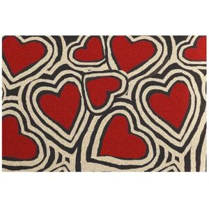 Unbranded (Heart of Love Words, 60X90cm 23.6X35.4in) Entrance silk circle floor mat, anti Unbranded (Heart of Love Words, 60X90cm 23.6X35.4in) Entrance silk circle floor mat, anti