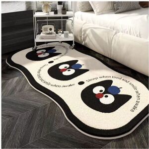 Unbranded (Blue Apple Cat, 100X150cm 39.3X59in) Dopamine Bedside Carpet Home Cartoon Livin Unbranded (Blue Apple Cat, 100X150cm 39.3X59in) Dopamine Bedside Carpet Home Cartoon Livin