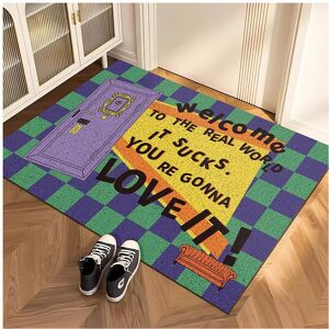 Unbranded (A-1, 40X60cm 15.7X23.6in) Silk ring mat, entrance door mat, dust removal, dirt Unbranded (A-1, 40X60cm 15.7X23.6in) Silk ring mat, entrance door mat, dust removal, dirt